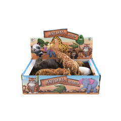 Zvieratko safari ZOO plast 11-17cm 6ks v boxe