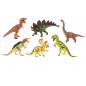 Dinosaurus 25-32cm plast 6 druhov 6 ks v boxe