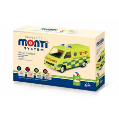 Stavebnica Monti System MS 06.1 Ambulancia Renault Trafic 1:35 v krabici 22x15x6cm