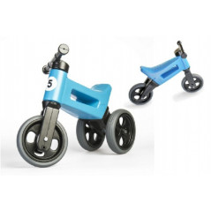 Odrážadlo FUNNY WHEELS Rider Šport modrej 2v1, výška sedla 28 / 30cm nosnosť 25kg 18m + v sáčku