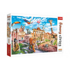 Puzzle Legrační mesta - Divoký Rím 1000 dielikov 68,3x48cm v krabici 40x27x6cm