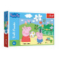 Puzzle Prasiatko Peppa / modré plavky Zábava s priateľmi 33x22cm 60 dielikov v krabičke 21x14x4cm