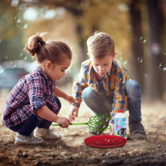 Bublifuk FRU BLU veľká sada na tvorbu profesionálnych bublín + náplň 0,5L na karte