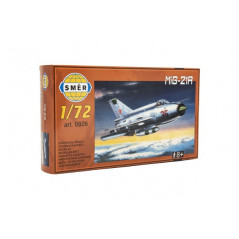 Model MiG-21R 1:72 15x21,8cm v krabici 25x14,5x4,5cm