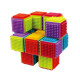 Stavebnica kocky plast 20ks v krabici 26x35x6cm 12m +
