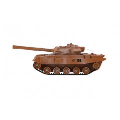 Tank RC 2ks 25cm tanková bitka + dobíjacia pack 27MHZ a 40MHz so zvukom sa svetlom v krabici 50x20