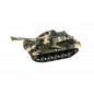 Tank RC plast 27cm 27MHz na batérie + dobíjacie pack so zvukom a svetlom v krabici 37x17x19cm