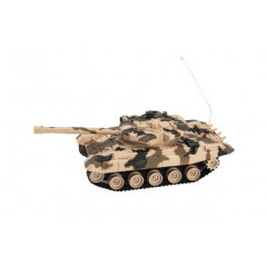 Tank RC plast 27cm 40MHz na batérie + dobíjacie pack so zvukom v krabici 37x17x19cm