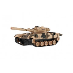 Tank RC plast 27cm 40MHz na batérie + dobíjacie pack so zvukom v krabici 37x17x19cm