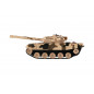 Tank RC plast 27cm 40MHz na batérie + dobíjacie pack so zvukom v krabici 37x17x19cm