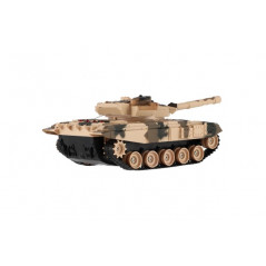 Tank RC plast 27cm 40MHz na batérie + dobíjacie pack so zvukom v krabici 37x17x19cm