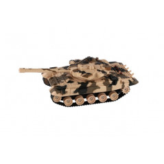 Tank RC plast 27cm 40MHz na batérie + dobíjacie pack so zvukom v krabici 37x17x19cm