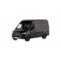 Auto/dodávka Kinsmart Mercedes-Benz Sprinter 1:48 kov/plast 12,5cm na spätné nat. 3barvy 12ks v boxe