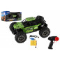 Auto RC buggy terénne zelené 22cm plast 2,4GHz na batérie + dobíjacie pack v krabici 32x16x18cm