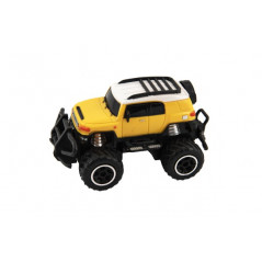 Auto RC mini SUV plast 14cm 27MHz na diaľk. ovl. na bat. sa světl. 2 farby v krab. 16x12x10