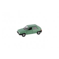 Auto Welly Škoda Favorit kov / plast 11cm 1:34 na voľný chod 4 farby v krabičke 15x7x7cm