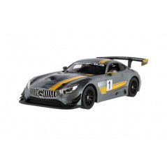 Auto RC Mercedes AMG GT3 plast 35cm 2,4 GHz na diaľk. ovládanie na batérie v krabici 44x18x23cm