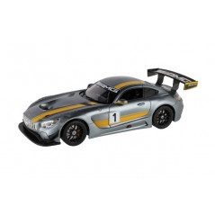 Auto RC Mercedes AMG GT3 plast 35cm 2,4 GHz na diaľk. ovládanie na batérie v krabici 44x18x23cm