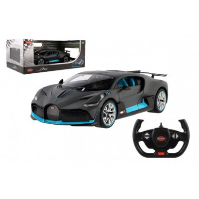 Auto RC Buggatti Divo šedé plast 32cm 2,4 GHz na diaľk. ovládanie na batérie v krabici 43x18x25cm