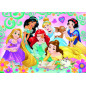 Puzzle Šťastný svet princezien/Disney Princess 200 dielikov 48x34cm v krabici 33x23x4cm