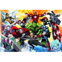 Puzzle Sila Avengers / Disney Marvel The Avengers 100 dielikov 41x27, 5cm v krabici 29x19x4cm