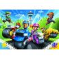 Puzzle Tlapková patrola na motorkách/Paw patrol 100 dielikov 41x27,5cm v krabici 29x19x4cm