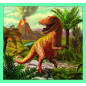 Puzzle 10v1 Zoznámte sa so všetkými dinosaurami v krabici 40x27x6cm