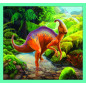 Puzzle 10v1 Zoznámte sa so všetkými dinosaurami v krabici 40x27x6cm