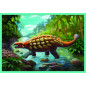 Puzzle 10v1 Zoznámte sa so všetkými dinosaurami v krabici 40x27x6cm