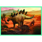 Puzzle 10v1 Zoznámte sa so všetkými dinosaurami v krabici 40x27x6cm