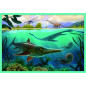 Puzzle 10v1 Zoznámte sa so všetkými dinosaurami v krabici 40x27x6cm