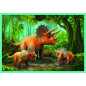 Puzzle 10v1 Zoznámte sa so všetkými dinosaurami v krabici 40x27x6cm