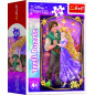 Minipuzzle Krásne princezné/Disney Princess 54dielikov 4 druhy v krabičke 6x9x4cm 40ks v boxe