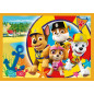 Puzzle 4v1 Prázdniny Tlapková Patrola / Paw Patrol 28,5x20,5cm v krabici 28x28x6cm