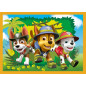 Puzzle 4v1 Prázdniny Tlapková Patrola / Paw Patrol 28,5x20,5cm v krabici 28x28x6cm