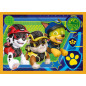 Puzzle 4v1 Prázdniny Tlapková Patrola / Paw Patrol 28,5x20,5cm v krabici 28x28x6cm