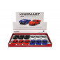 Auto Kinsmart 1966 Ford GT40 MKII kov/plast 13cm 4 farby na spätné natiahnutie 12ks v boxe