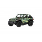 Auto Kinsmart Jeep Wrangler Camo Edition kov/plast 13cm 3 farby na spätné natiahnutie 12ks v boxe