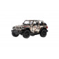 Auto Kinsmart Jeep Wrangler Camo Edition kov/plast 13cm 3 farby na spätné natiahnutie 12ks v boxe