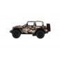 Auto Kinsmart Jeep Wrangler Camo Edition kov/plast 13cm 3 farby na spätné natiahnutie 12ks v boxe