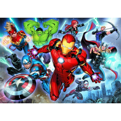 Puzzle Disney Avengers 200 dielikov 48x34cm v krabici 33x23x4cm