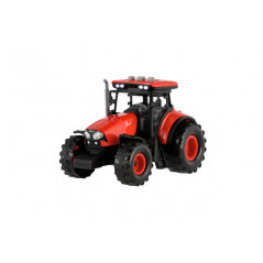 Traktor Zetor s valníkom plast 36cm na zotrvačník na bat. so svetlom so zvukom v krabici 39x13x13cm