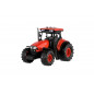 Traktor Zetor s valníkom plast 36cm na zotrvačník na bat. so svetlom so zvukom v krabici 39x13x13cm