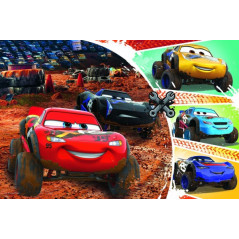 Puzzle Disney Cars 3/McQueen s priateľmi 33x22cm 60 dielikov v krabici 21x14x4cm