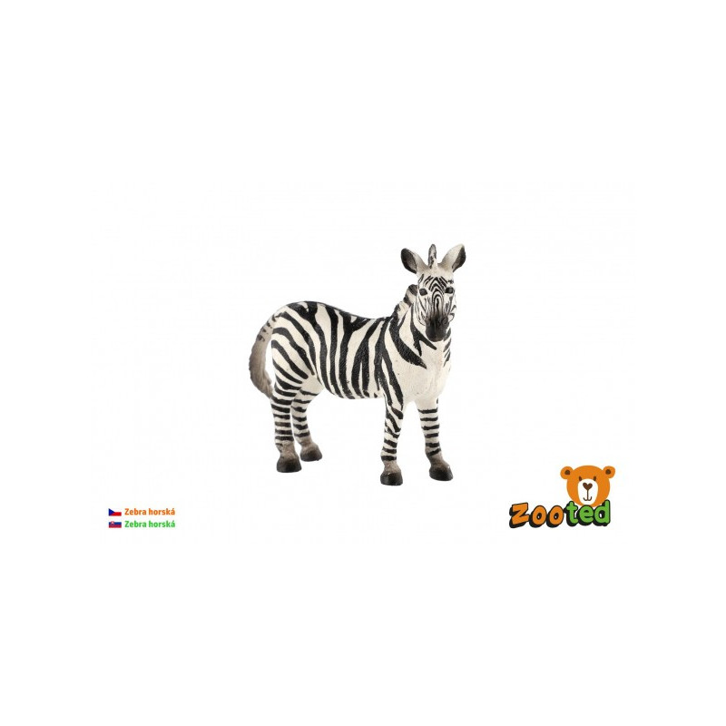 Zebra horská zooted plast 11cm v sáčku