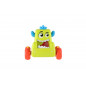 Auto monster plast 9x8cm mačkacie jazdiace 4 farby 12ks v boxe