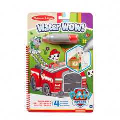 Kúzelné maľovanie vodou Tlapková patrola / Paw Patrol omaľovánky 19x28cm + štetec