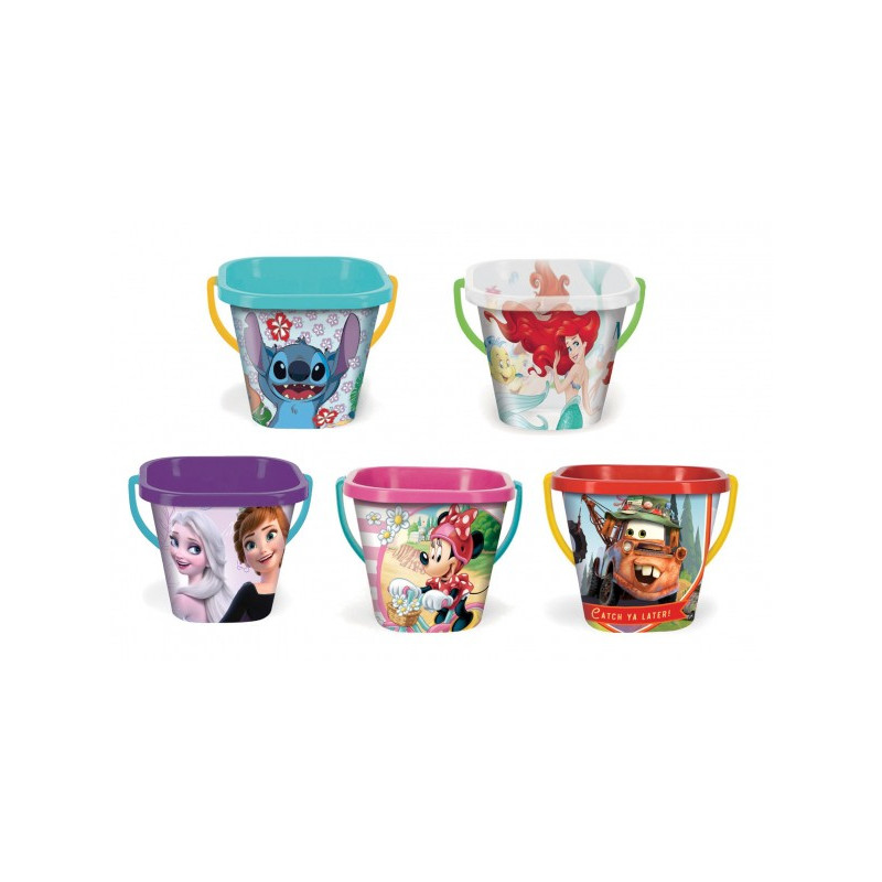 Vedierko štvorcové Disney 2L plast mix druhov 19x17cm Wader