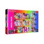 Puzzle 10v1 Kolekcia módnych bábik/Rainbow high v krabici 40x27x6cm