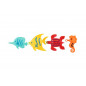 Hra ryby/rybár s prútom 26cm plast 5 farieb na karte 15,5x49x2cm